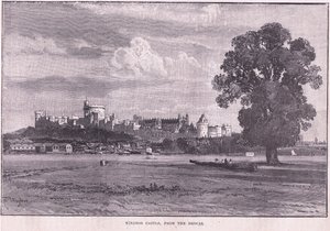 Castillo de Windsor desde el Brocas de John Fulleylove